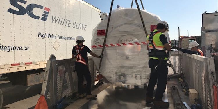 White Glove Delivery MRI Machine